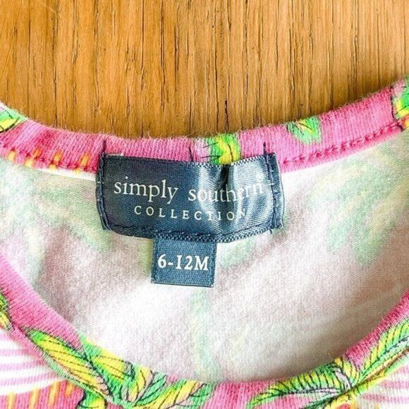 Simply Southern Palm Tree & Hammock Outfit, Size 6-12M - Picture 2 of 3